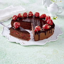Schokoladen-Erdbeertorte