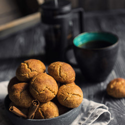  Быстрое коричное печенье к чаю