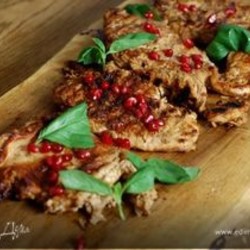 Кебаб из цыпленка в гранатовом соусе