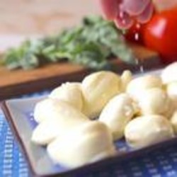 Selbst gemachter Mozzarella