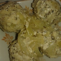 Тушеные рыбные тефтели