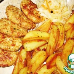 куриные котлетки с капустой
