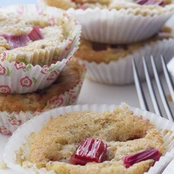Rhabarber-Muffins