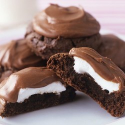 Kekse mit Milch- und Nougatcreme