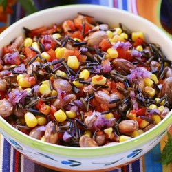 Bohnen-Mais-Salat aus Mexiko