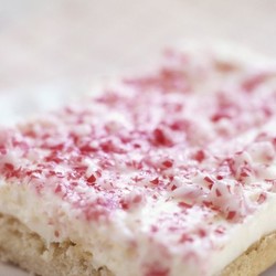 Vanillekuchen mit Bonbonkrümmeln