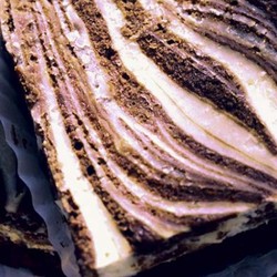 Zebra-Brownies