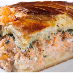 Быстрый рыбный пирог