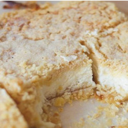 Творожный пирог с песочной крошкой