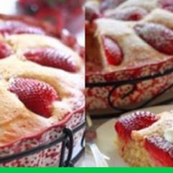 Итальянский пирог с клубникой