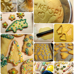 Weihnachtsplätzchen aus Mürbeteig