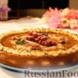 Торт без выпечки - из печенья и вареной сгущенки, с бананами.