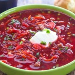 Борщ с мясом