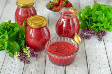 Домашний густой конфитюр из клубники с агар агаром на зиму