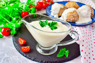 Сметанный соус подливка просто и вкусно