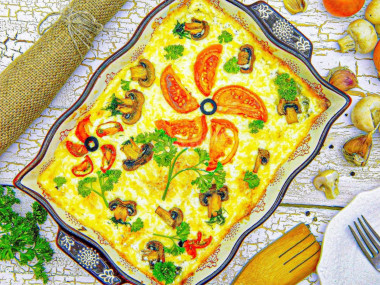 Куриное мясо по французски из курицы с грибами в духовке