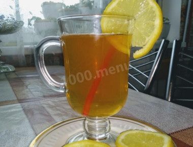 Взвар яблочный с лаймом