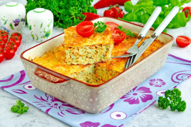 Капуста яйцо сыр в духовке