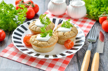 Детское суфле из мясного пюре  для малышей
