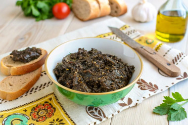 Грибная икра из сухих грибов