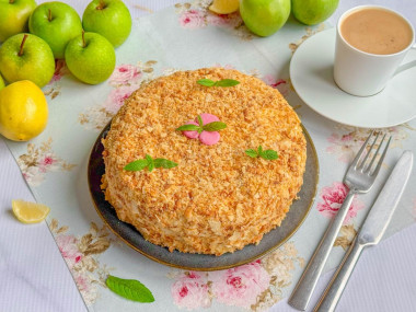 Наполеон торт слоеный классический