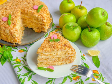 Наполеон торт слоеный классический