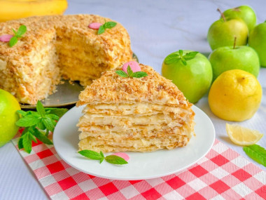 Наполеон торт слоеный классический