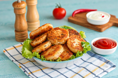 Котлеты куриные ПП с хлопьями