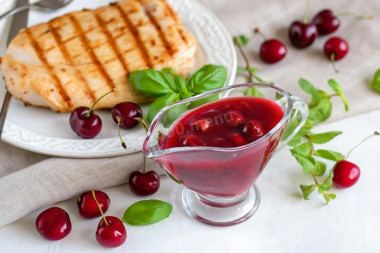 Вишневый соус к мясу