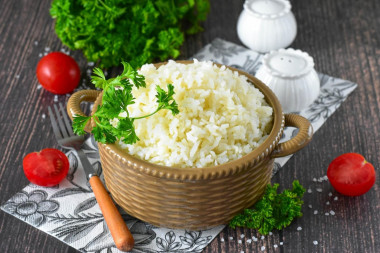 Рис в аэрогриле