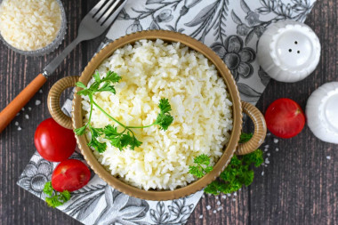 Рис в аэрогриле