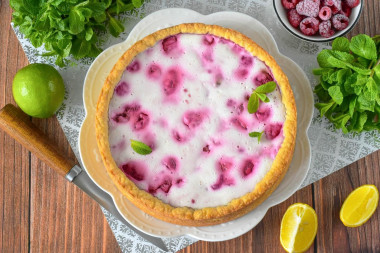 Малиновый пирог