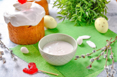 Помадка для куличей из сахарной пудры