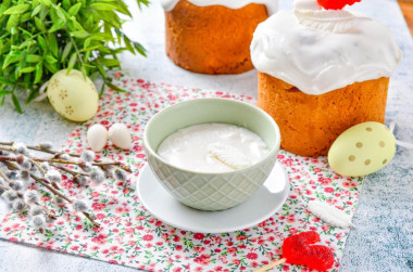 Помадка для куличей из сахарной пудры