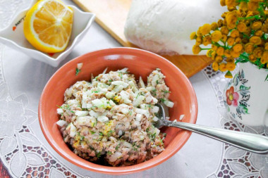 Начинка для рыбного пирога