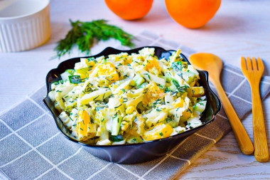 Салат из пекинской капусты с апельсинами