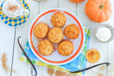 Тыквенные кексы