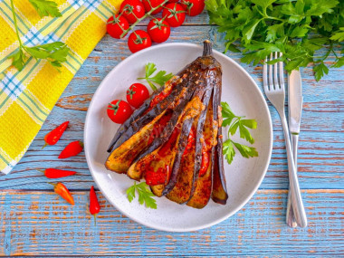 Запеченные баклажаны в аэрогриле