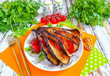 Запеченные баклажаны в аэрогриле