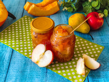 Варенье из тыквы с яблоками на зиму