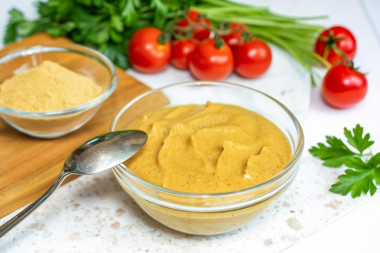 Домашняя горчица из горчичного порошка