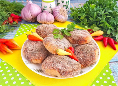 Куриные котлеты в панировке в аэрогриле