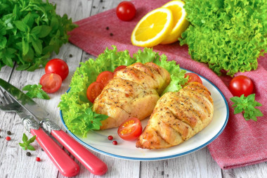 Куриное филе в аэрогриле