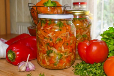 Заправка для борща на зиму без свеклы