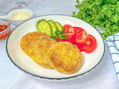 Нежные картофельные котлеты из пюре в духовке