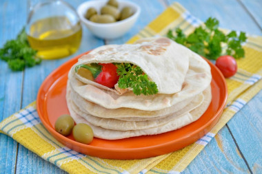 Домашняя Пита на сковороде