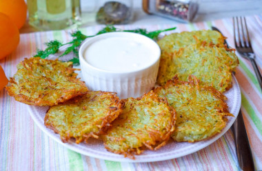 Постные драники из картошки без яиц