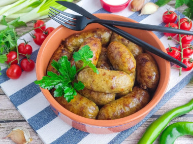 Картофельная колбаса