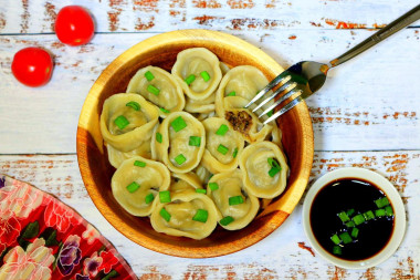 Пельмени с грибами