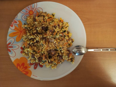 рис с фасолью и курицей